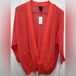 NWT Daytrip Pointelle Fly Away Cardigan
